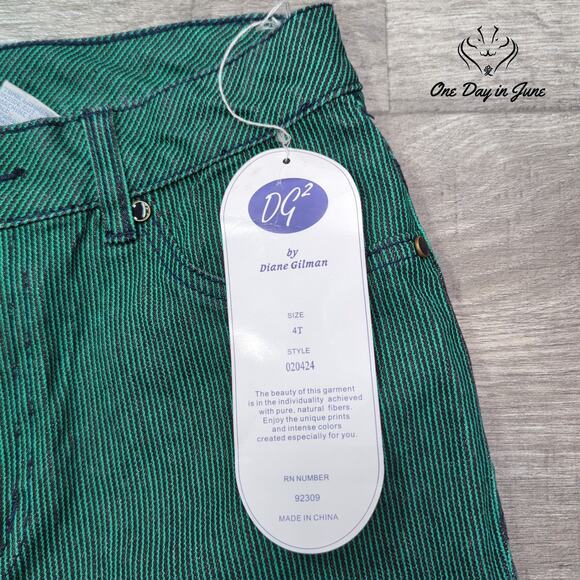 DG2 Striped Straight Leg Jeans Size 4T - Picture 2 of 6